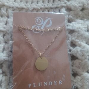 Plunder Elegant Gold Necklace